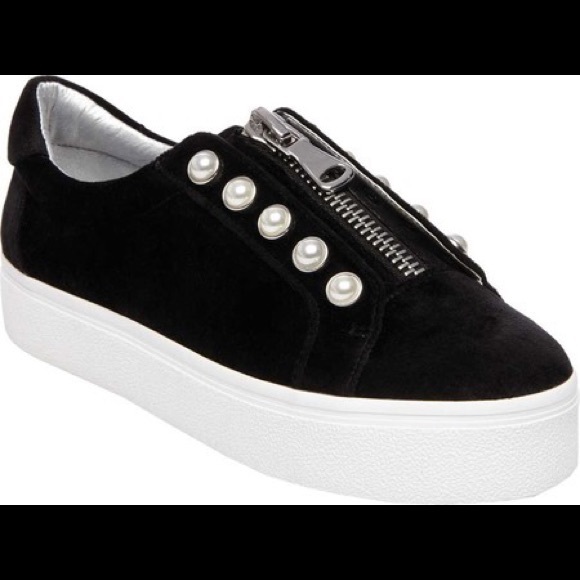 steve madden sneakers with pearls